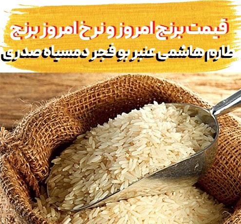 قیمت برنج امروز و نرخ امروز برنج طارم هاشمی فجر عنبربو ... 1401
